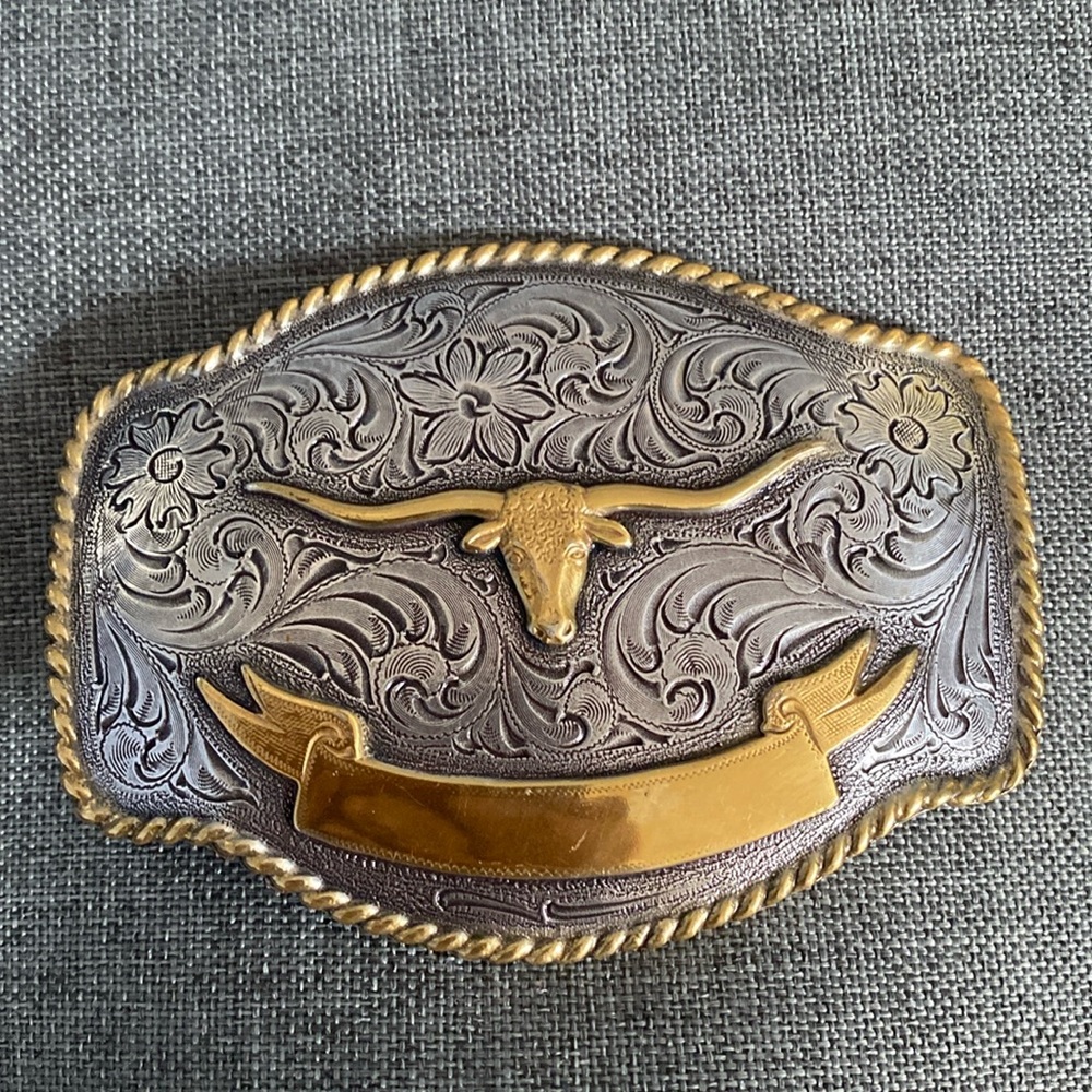 Large Nocona Longhorn Western Buckle